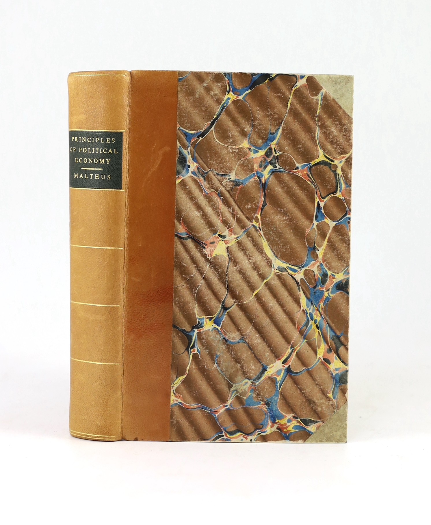 Malthus, Rev. Thomas R. - Principles of Political Economy Considered. With a view to their practical application. First Edition.